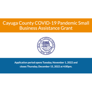 Cayuga County Small Business Assistance Grant